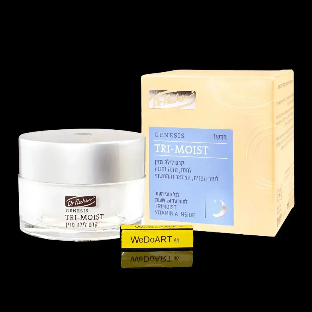 Front view of GENESIS TRI-MOIST nourishing night cream for all skin types, 50 ml, by Dr. Fischer