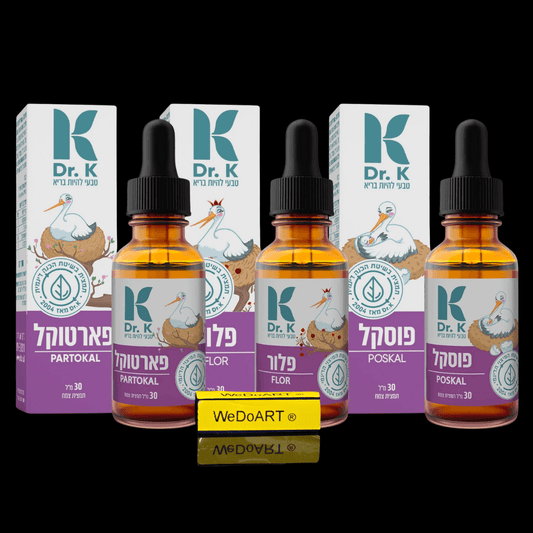 Dr.K - Birth kit: Poskal+Flor+Partokal 30 ml + 30 ml + 30 ml - WEDOART-IL