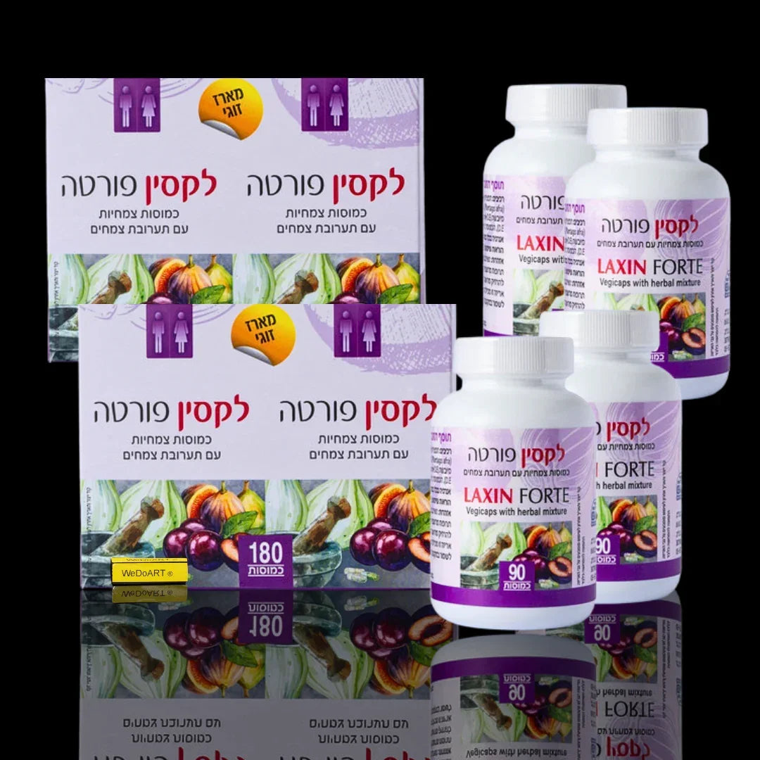 Dr. Kim Natural Laxin Forte vegetable capsules with a herbal blend, 360 capsules