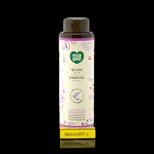 Eco love -Shower Gel for dry skin Blueberry, Grape and Lavender 500 ml - WEDOART-IL