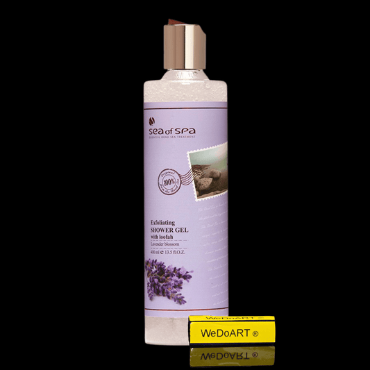 Exfoliating Shower Gel Lavender Blossom – 400 ml - WEDOART-IL