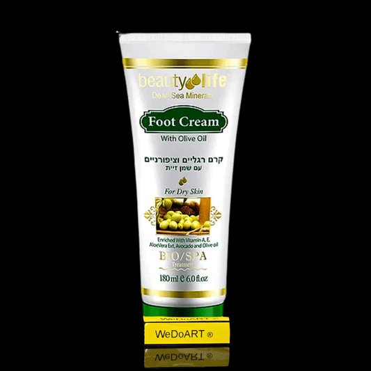 Foot Cream with Olive Oil 180 ml - WEDOART-IL