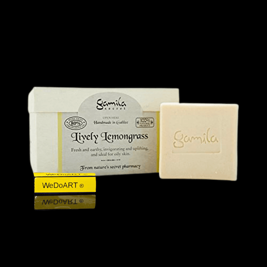 Gamila Secret Handmade 100% Natural Lively Lemongrass Soap Bar 115 gr - WEDOART-IL