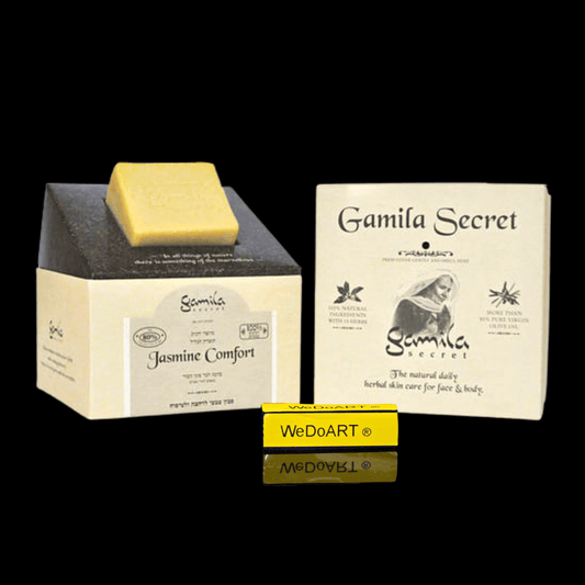 Gamila Secret Handmade100% Natural Jasmine Comfort Soap Bar 115 gr - WEDOART-IL