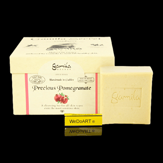 Gamila Secret Handmade100% Natural Precious Pomegranate Soap Bar 115 gr - WEDOART-IL