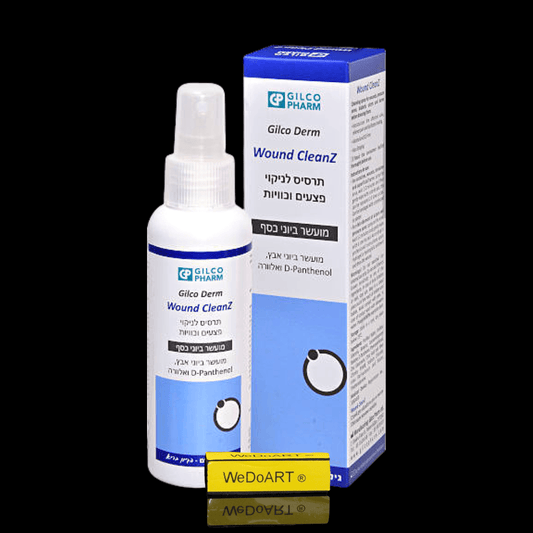 GILCO PHARM - Wound CleanZ spray for cleaning wounds and burns 120 ml - WEDOART-IL