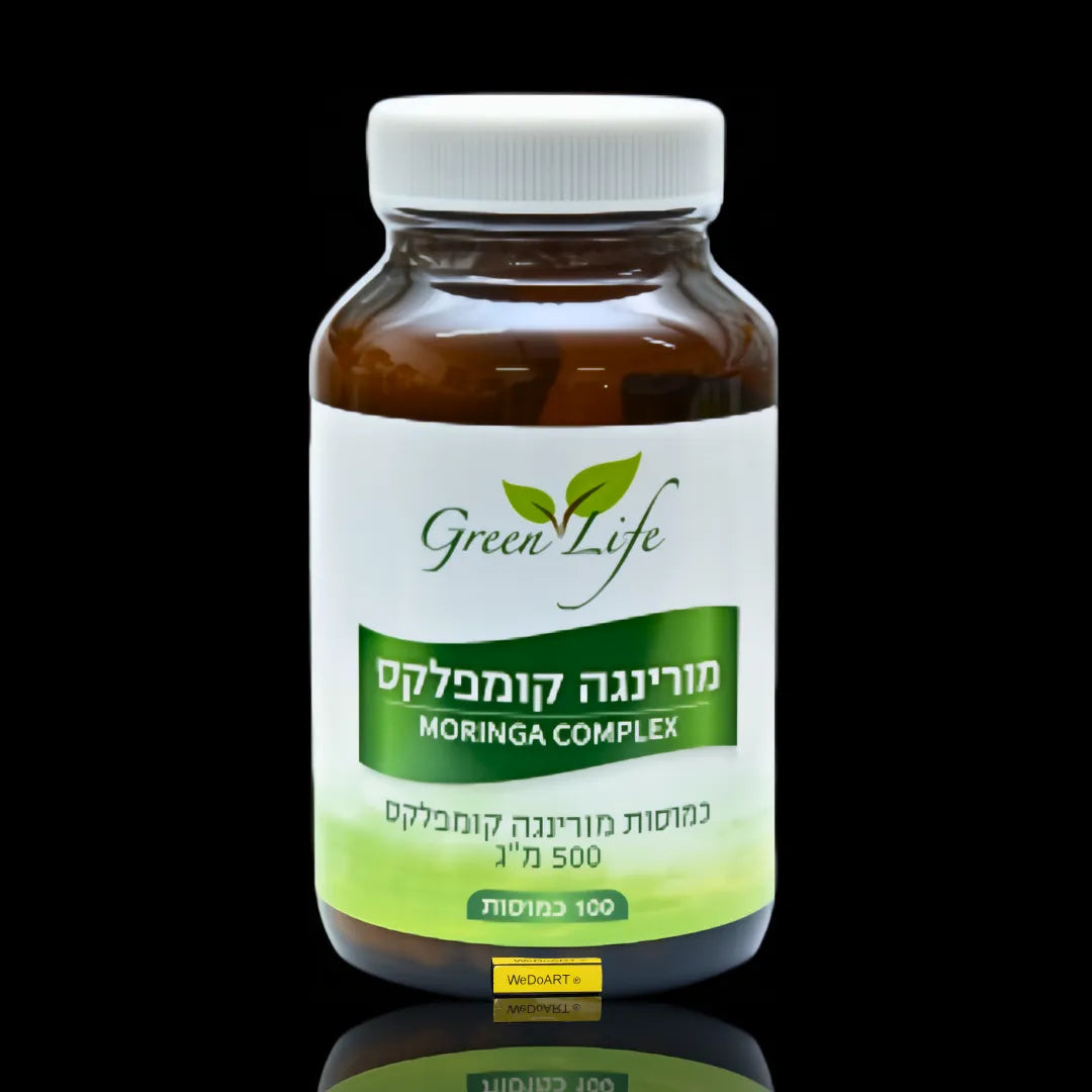 Green Life -Moringa Complex Plus Noni 100 Capsules Green Life