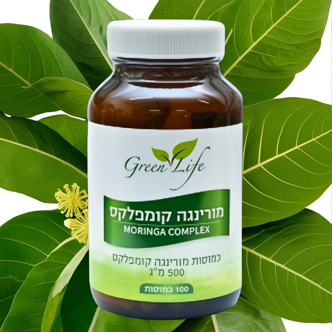 Green Life -Moringa Complex Plus Noni 100 Capsules Green Life