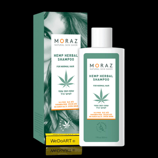 Herbal hemp shampoo for normal hair 500 ml - WEDOART-IL