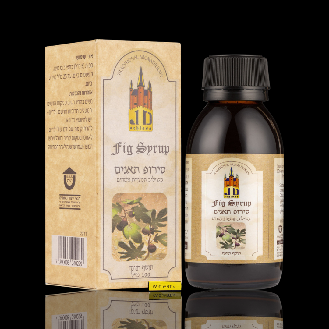 J.D. Schloss Fig Syrup 100 ml amber bottle with box