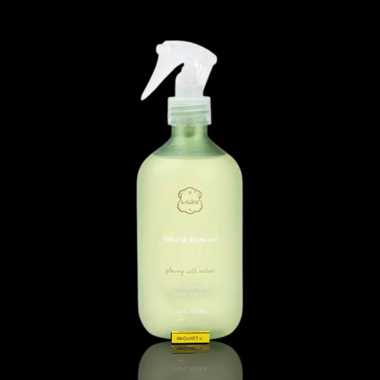 Laline Olive Babassu Room Mist - Natural Vegan Air Freshener for Home Vibes 500 ml LALINE