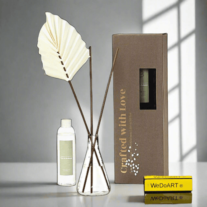 Laline Origami fragrance room diffuser Olive Babassu Aroma Reed 200ml - WEDOART-IL
