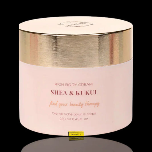 Laline Rich body cream Shea & Kukui 250ml NEW PACKAGE LALINE