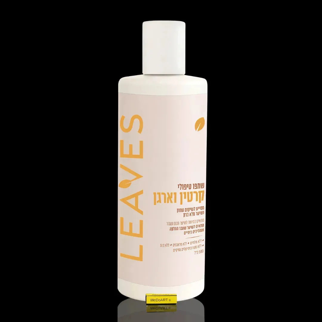 LEAVES Keratin and Argan treatment shampoo 500 ml LEAVES