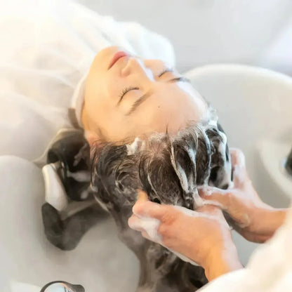 LEAVES keratin and argan oil conditioner bottle for damaged hair