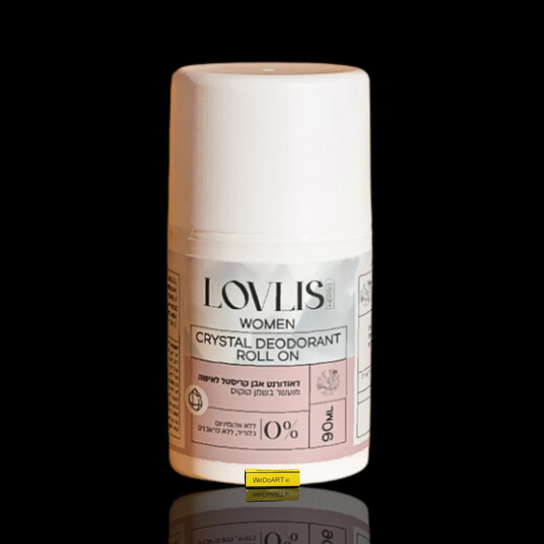 LOVLIS - Crystal Stone Roll-On Deodorant - female's Fragrance 90 ml LOVLIS