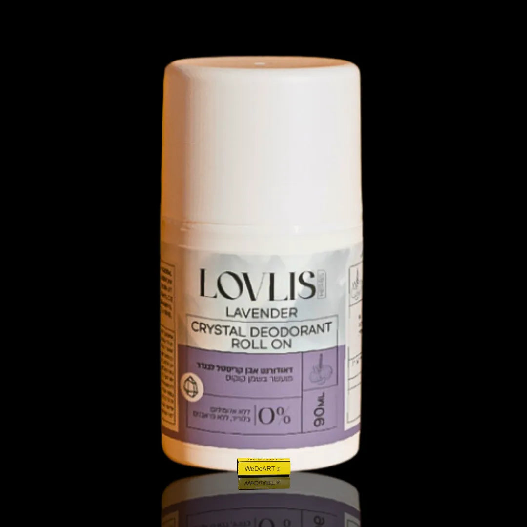 LOVLIS - Crystal Stone Roll-On Deodorant - Lavender Fragrance 90 ml LOVLIS