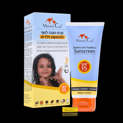 Mommy Care - Babies & Toddlers Sunscreen SPF 15 100 ml - WEDOART-IL
