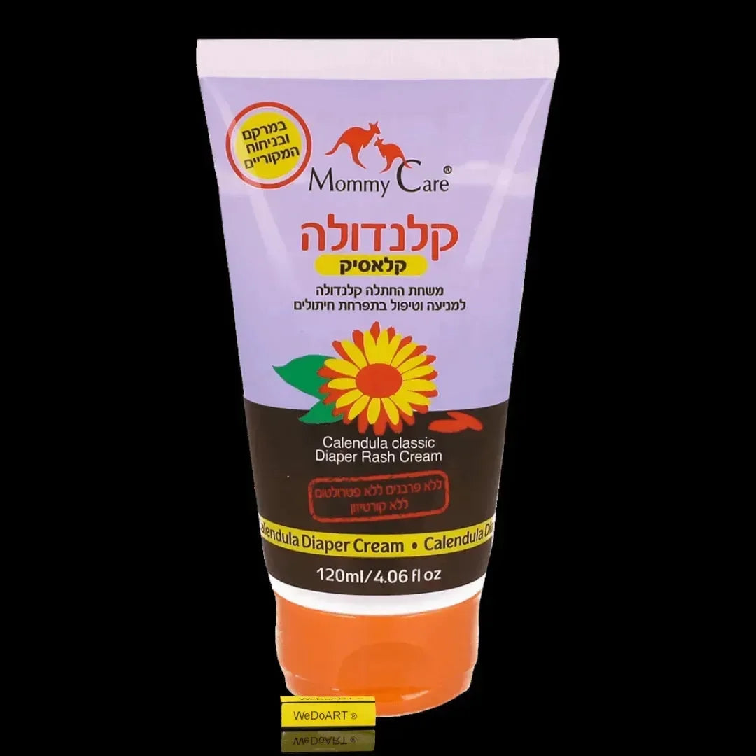 Mommy Care Natural Calendula Diaper Cream 120 ml purple and brown tube with orange cap