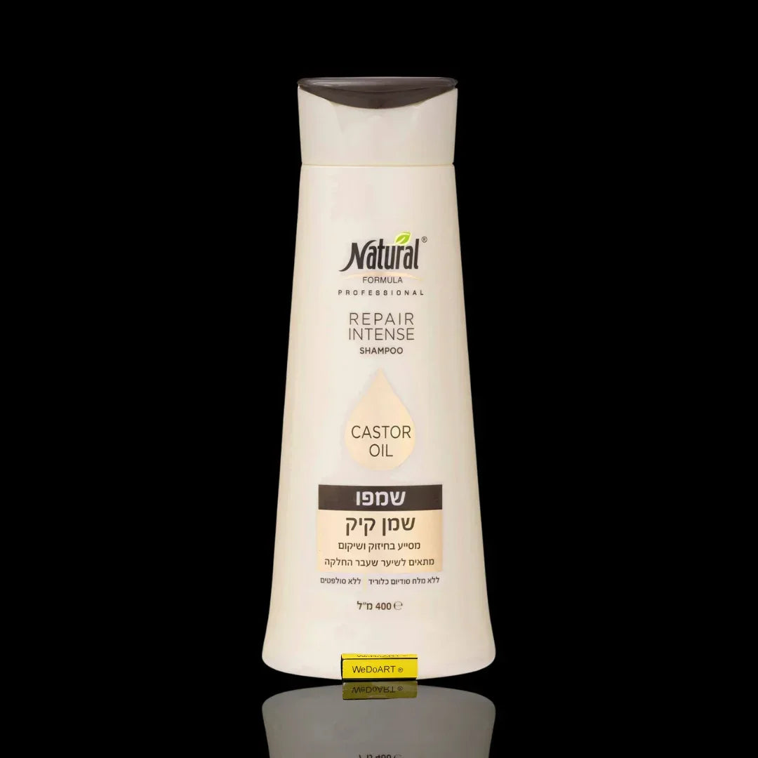 Natural Formula - Castor oil shampoo for weak, brittle & damaged hair 400 ml NATURAL FORMULA