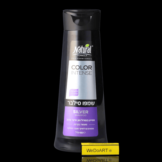 Natural Formula - Color Intense Silver shampoo 400 ml - WEDOART-IL