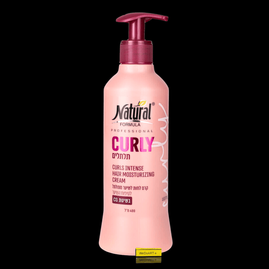 Natural Formula - CURLY curls intense hair moisturizing cream 400 ml - WEDOART-IL