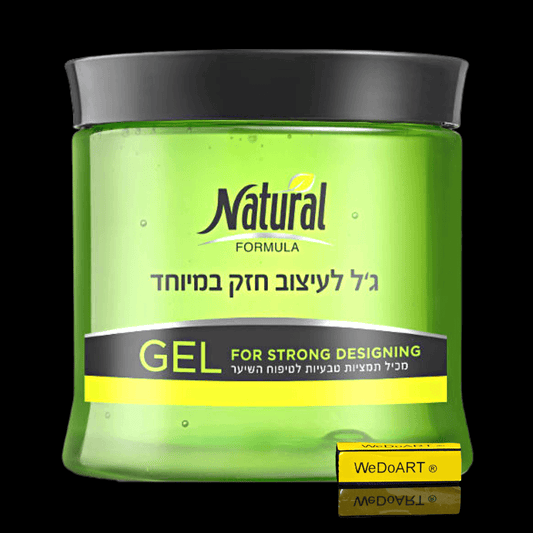 Natural Formula - Extremely strong styling gel 500 gr - WEDOART-IL