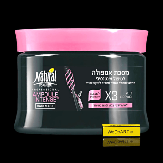 Natural Formula - Intense ampoule mask for dry, colored and damaged hair 350 ml - WEDOART-IL