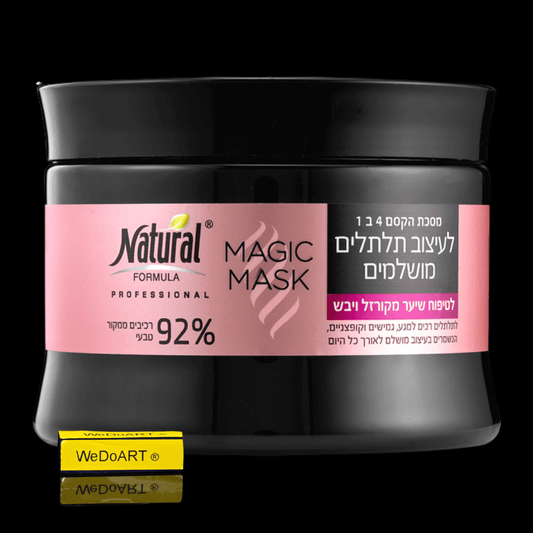 Natural Formula - magic mask 4 in 1 to design perfect curls 350 ml - WEDOART-IL