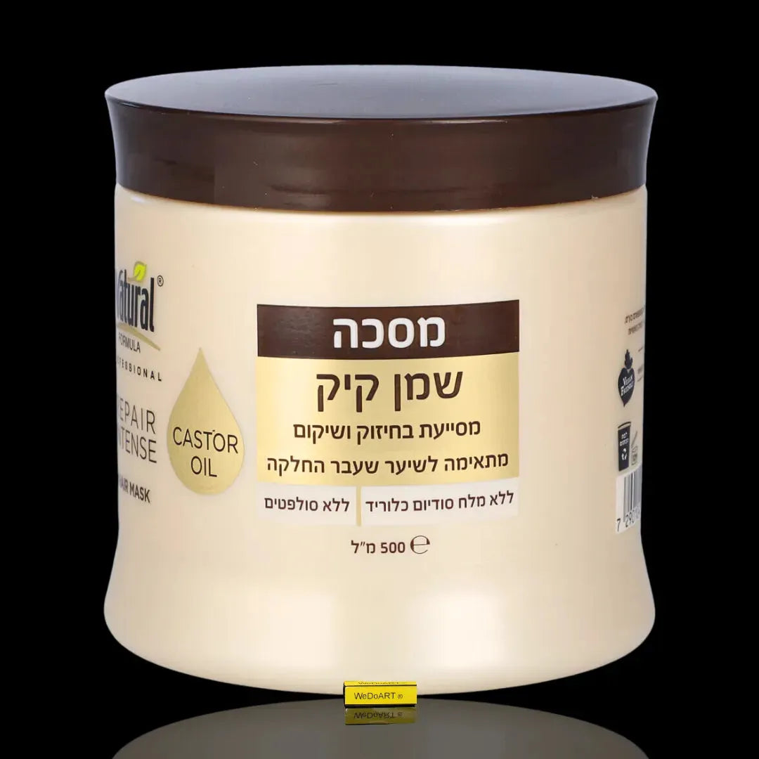 Natural Formula - No-rinse castor oil mask for weak brittle & damaged hair 500 ml NATURAL FORMULA