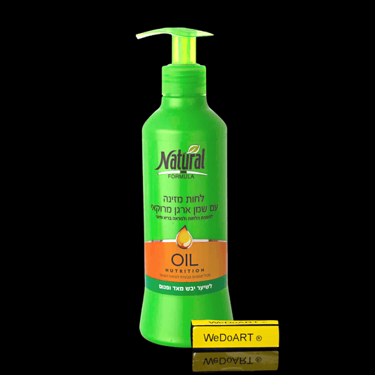 Natural Formula - Nourishing moisture-Moroccan oil for dry & damaged hair 400 ml - WEDOART-IL