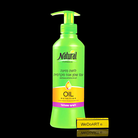 Natural Formula - Nourishing moisture with walnut oil before dyed hair 400 ml - WEDOART-IL
