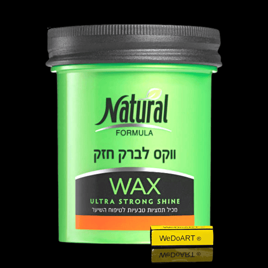 Natural Formula - Ultra Strong shine wax 120 ml - WEDOART-IL