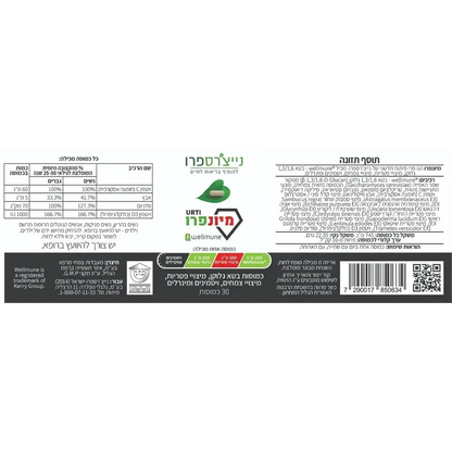 NATURE'S PRO WellMune Beta glucan, mushroom & plant extracts 30 capsules NATURE'S PRO