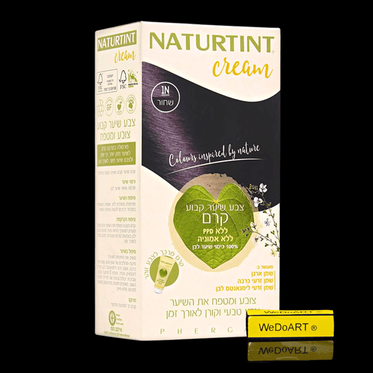 Naturtint Hair color without PPD and without ammonia 1N black 155 ml - WEDOART-IL