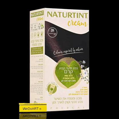 Naturtint Hair color without PPD without ammonia 3N dark chestnut brown 155 ml - WEDOART-IL