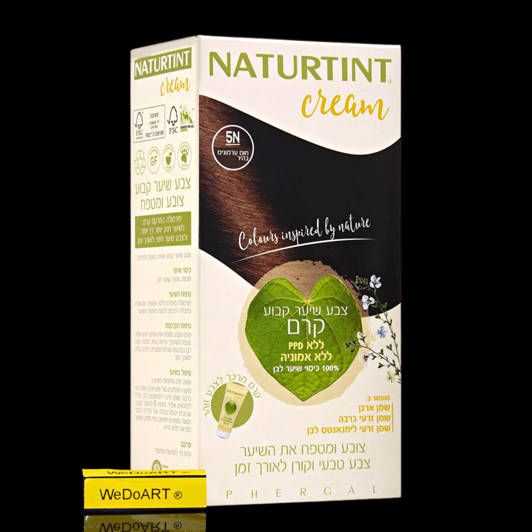 Naturtint Hair color without PPD without ammonia 5N light chestnut brown 155 ml - WEDOART-IL
