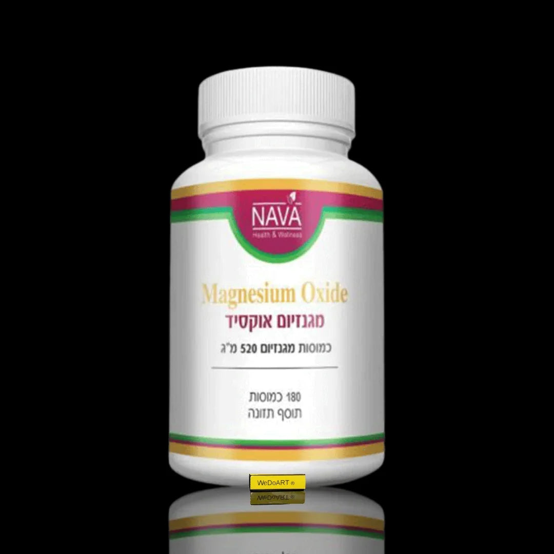 Nava magnesium oxide 520 mg, 180 capsules jar