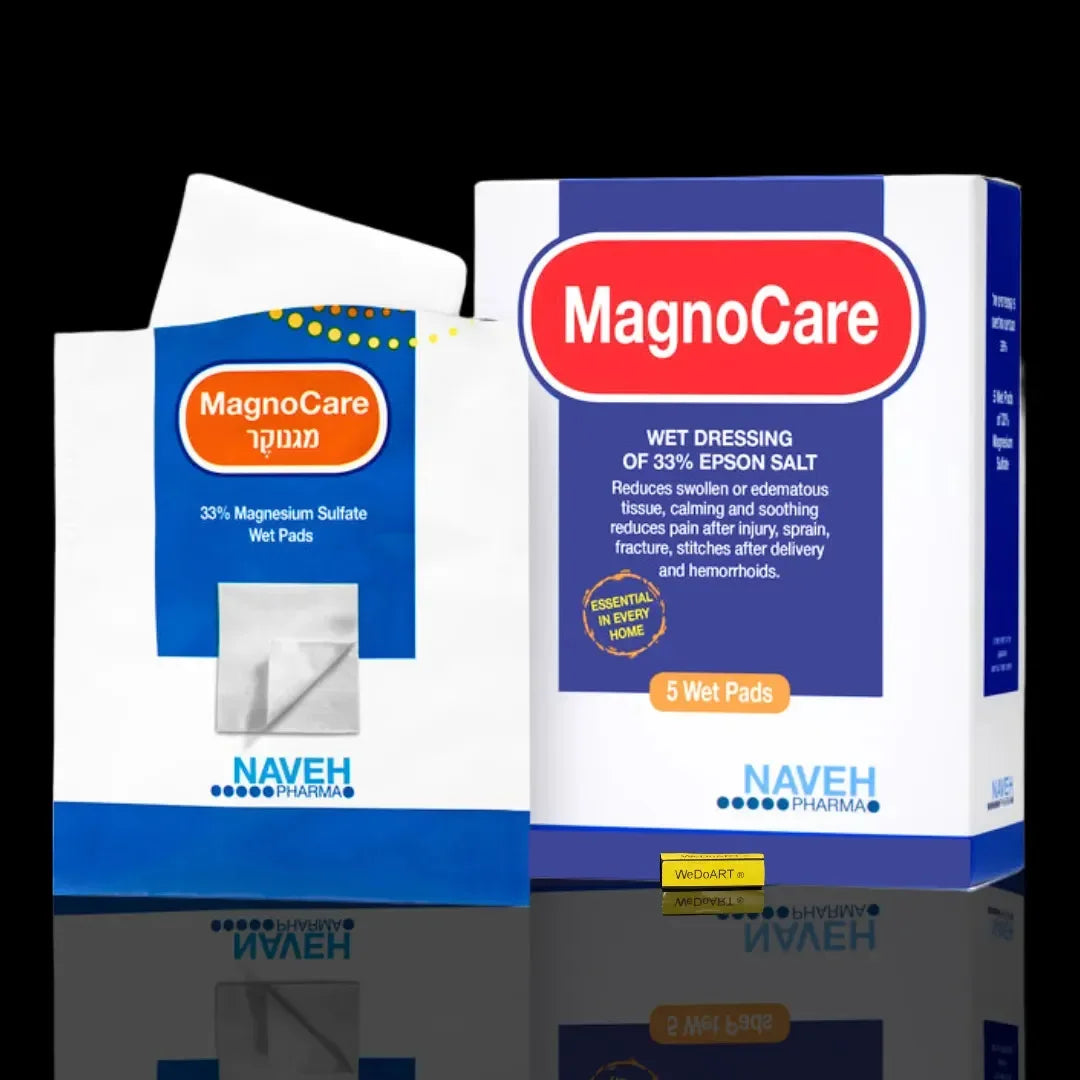 NavePharma MagnoCare magnesium sulfate compresses, pack of five