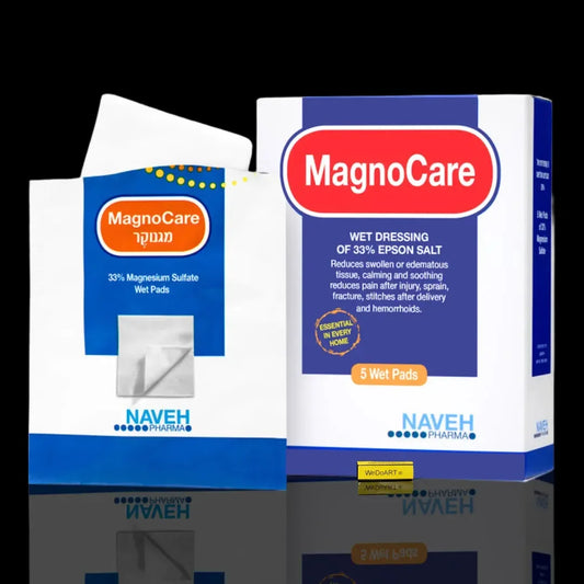 NavePharma MagnoCare magnesium sulfate compresses, pack of five