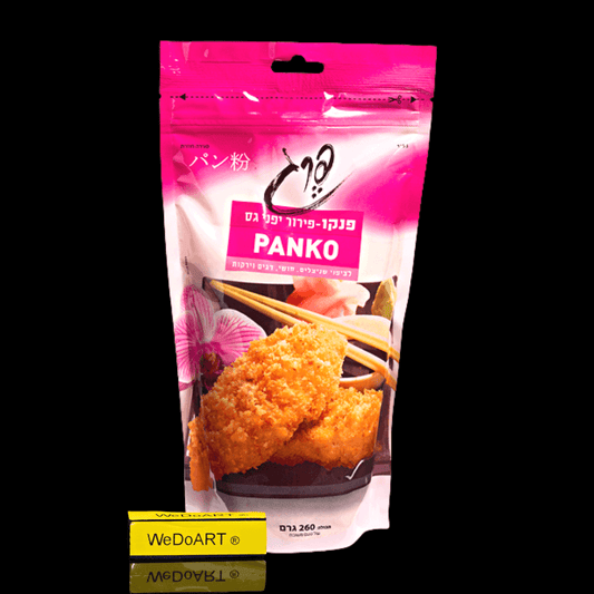 PEREG - Seasoning for Schnitzel - PANKO-Japanese crumb 260 gram - WEDOART-IL