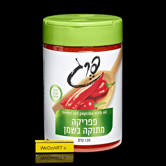 PEREG - Sweet red paprika with olive oil 120 gram - WEDOART-IL