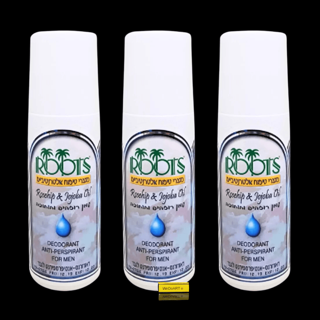 Roots - Alcohol-free antiperspirant deodorant for men, forest fragrance for sensitive skin 3x 100 ml - WEDOART-IL