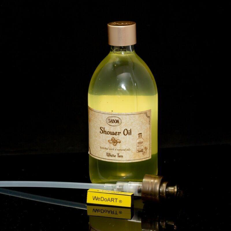 Sabon Shower Oil White Tea 500ml 17.59Fl.oz +pump - WEDOART-IL