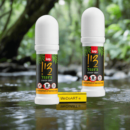 Sano Dai! Jungle roll-on mosquito repellent for hiking and camping 2 bottles 2x50Ml - WEDOART-IL