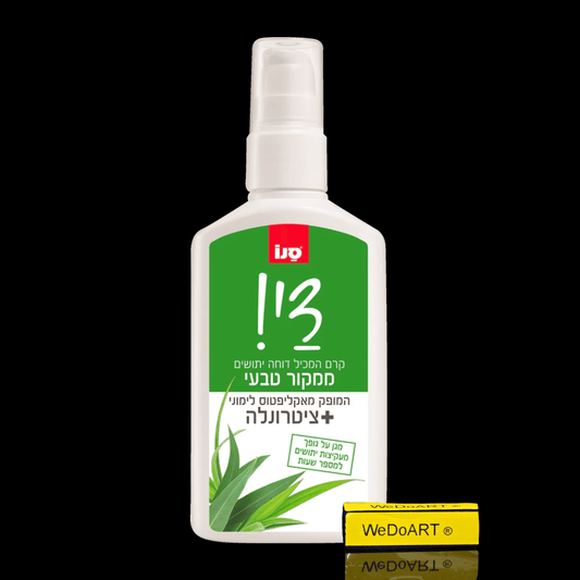 Sano Dai! Lemon Eucalyptus+Citronella Mosquito Repellent Cream 100 ml - WEDOART-IL