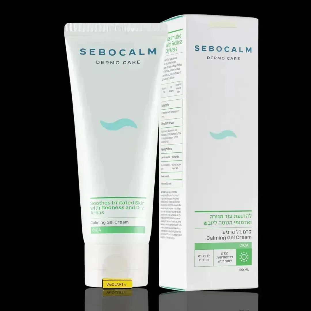 SeboCalm CICA Calming gel cream to soothe dry and red skin 100 ml SEBOCALM FOR SENSITIVE SKIN