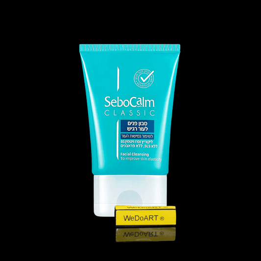 SeboCalm - Facial soap for sensitive skin to improve skin elasticity 100 ml - WEDOART-IL