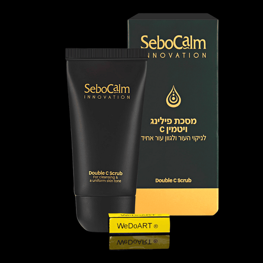 SeboCalm Innovation - vitamin C peeling mask for skin cleansing even tone 50 ml - WEDOART-IL