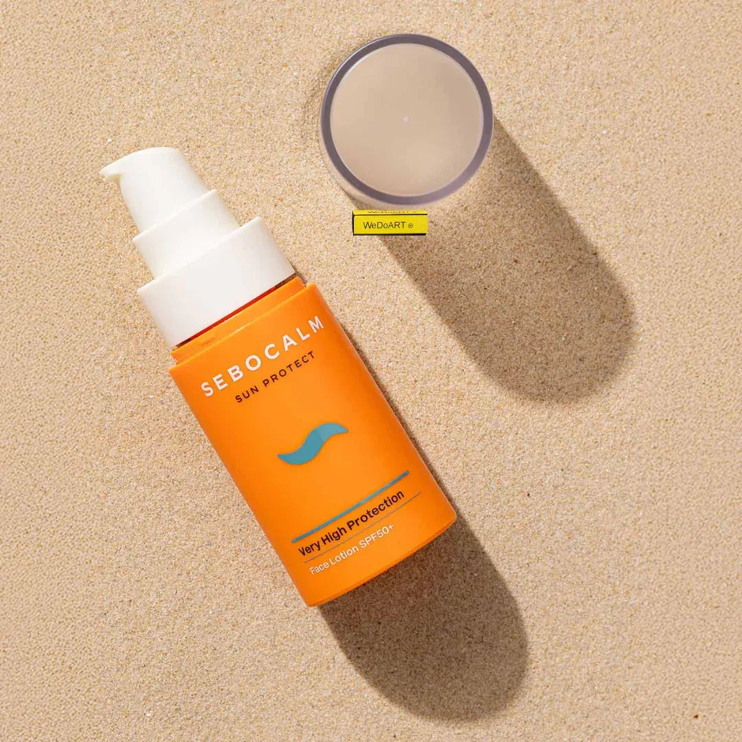 SeboCalm SUN PROTECT protective facial lotion SPF50 50 ml tube, second view